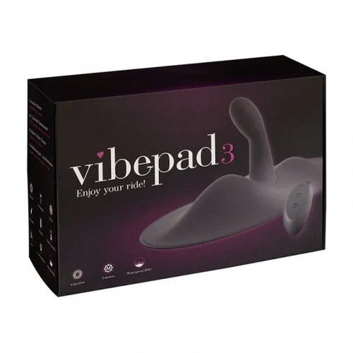 VibePad 3 Remote Controlled Grinding Pad with Curved Dildo