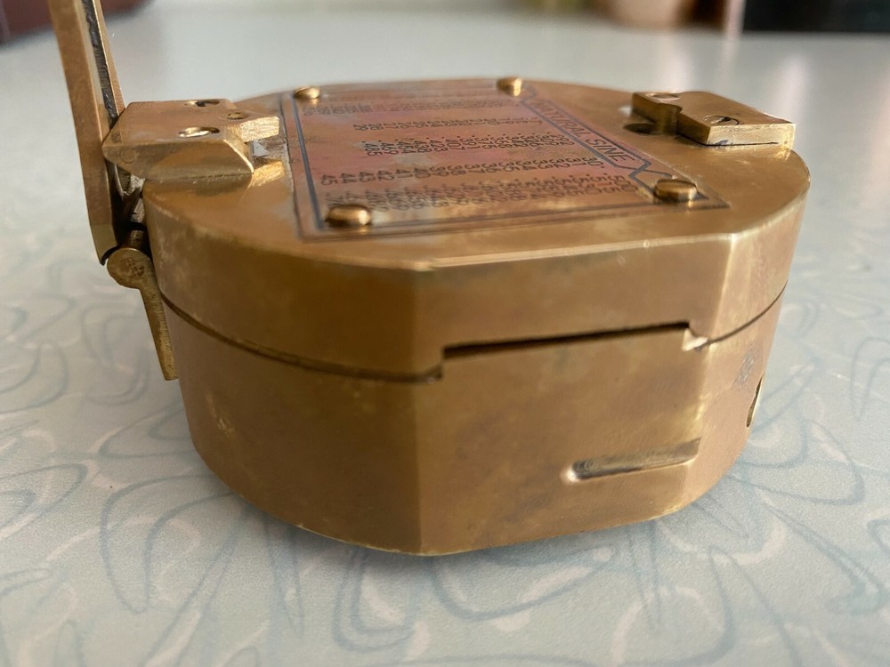 Vintage Natural Sine Brass Compass
