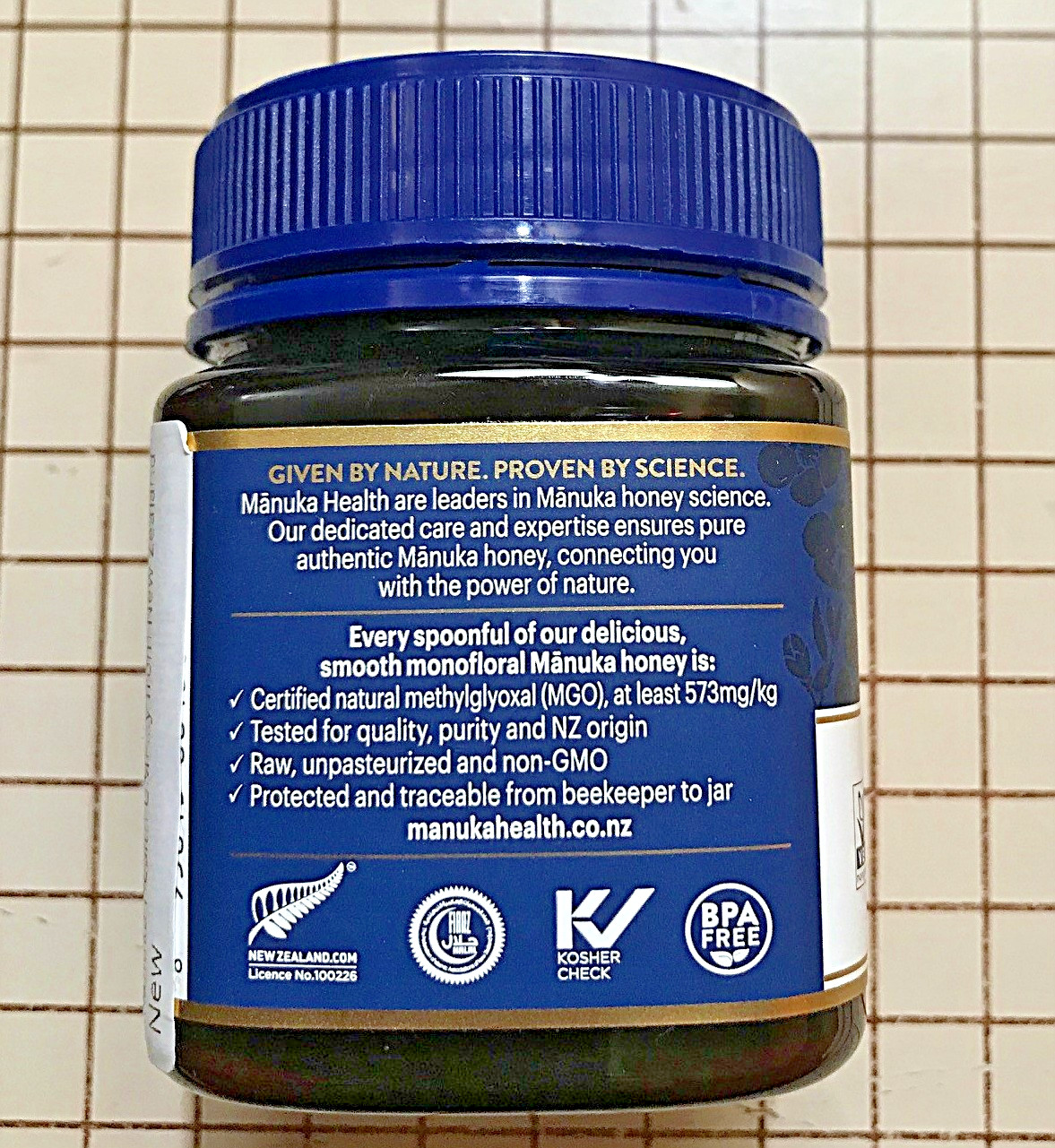 Manuka Health Raw Manuka Honey New Zealand MGO 573+ UMF 16+ 250g =LOWEST-PRICE=