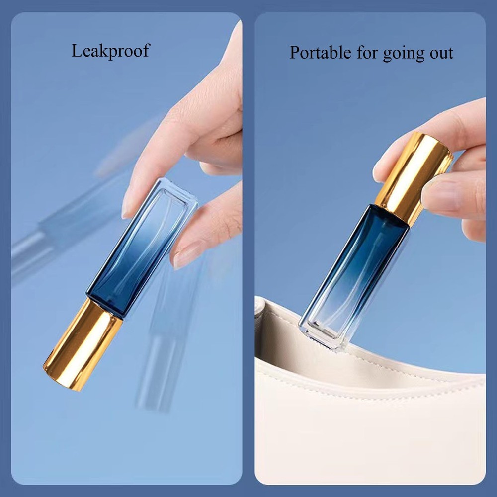 10ml Travel Refillable Bottle Mini Empty Spray Bottles Glass Atomizer