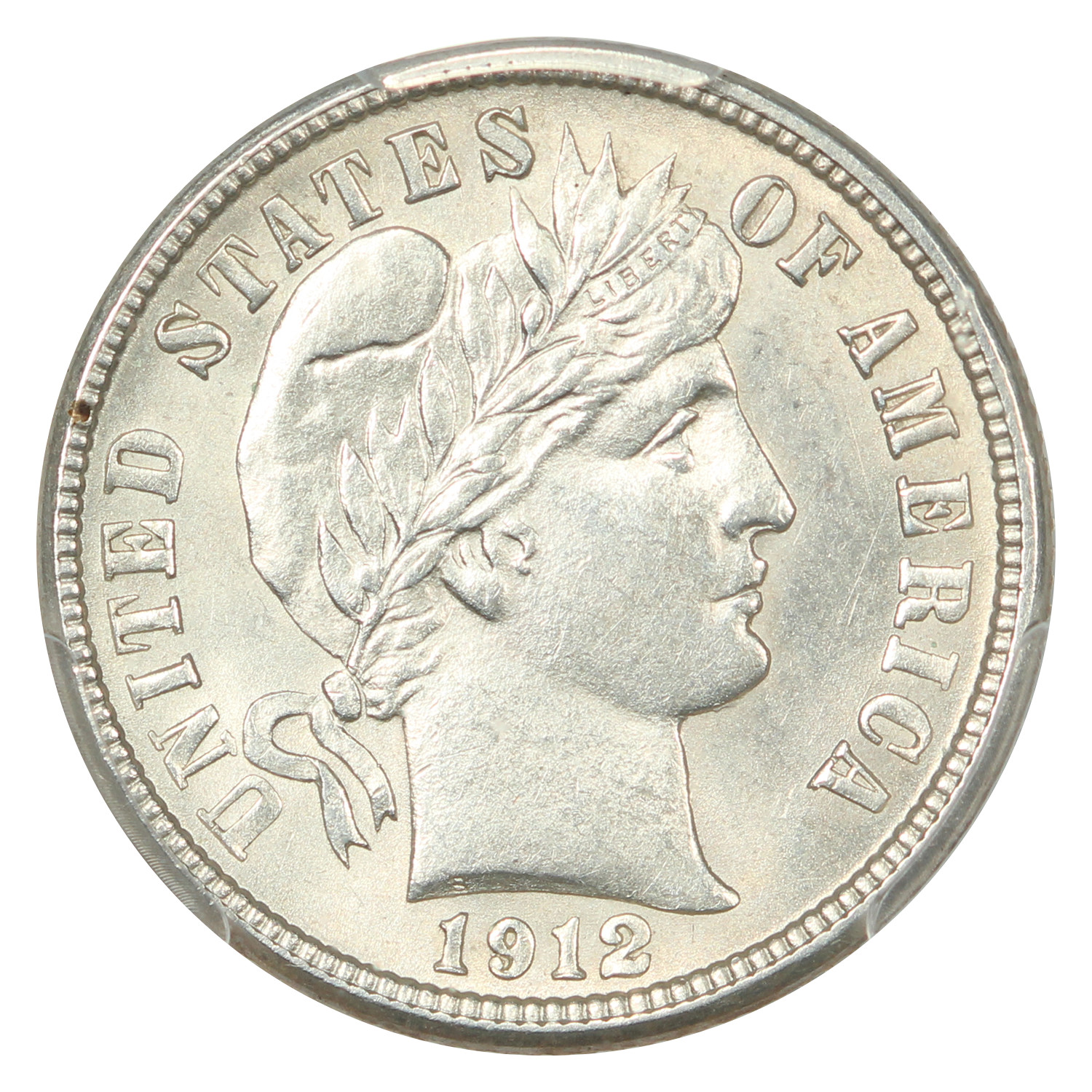 1912-D 10C PCGS MS62 - Barber Dime
