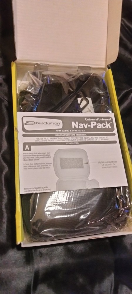 Bracketron Nav-Pack Universal Weighted GPS Dash Mount Carrying Case