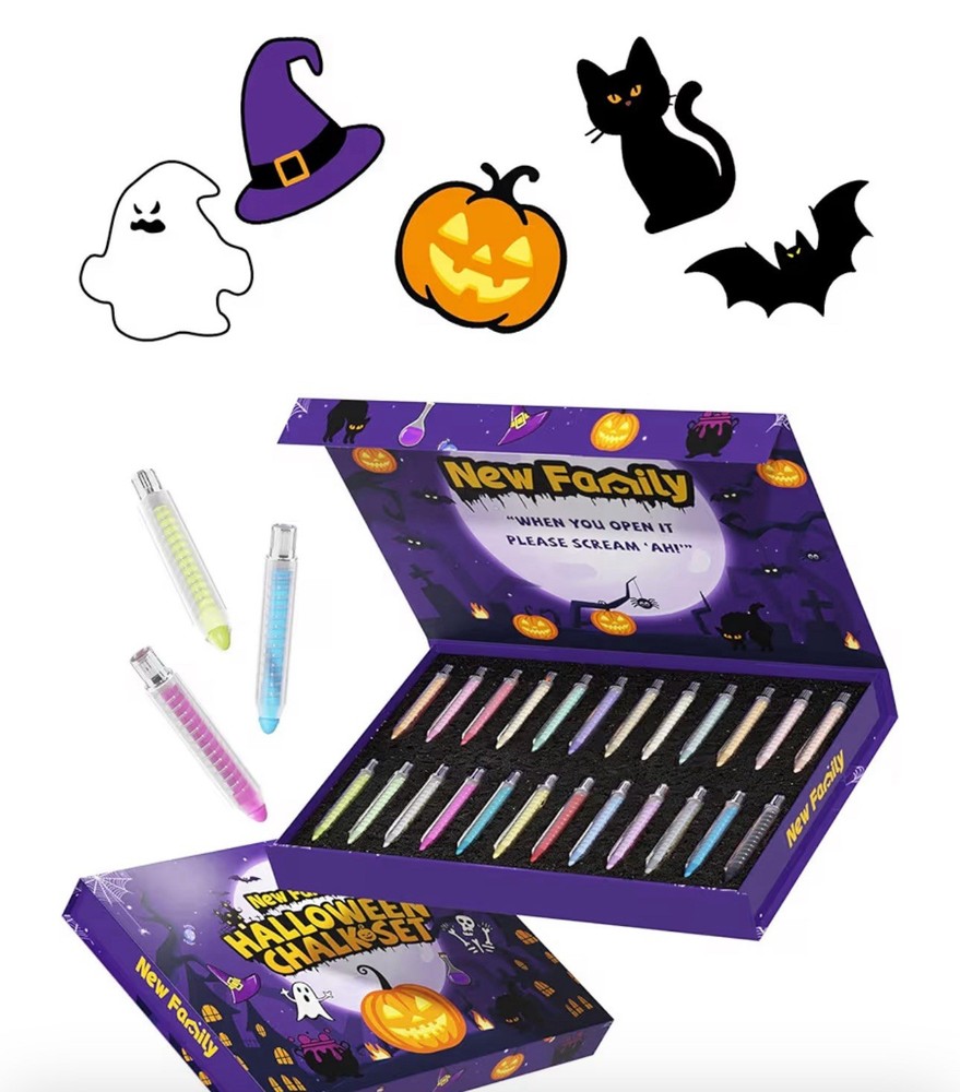 Halloween Chalk Set 24 Colors.