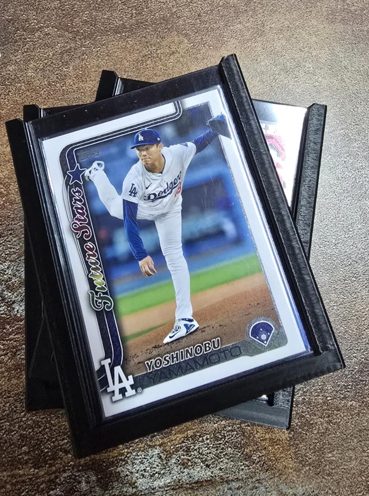 Wall Mount Trading Card Holder - 3D Printed - Customizable!