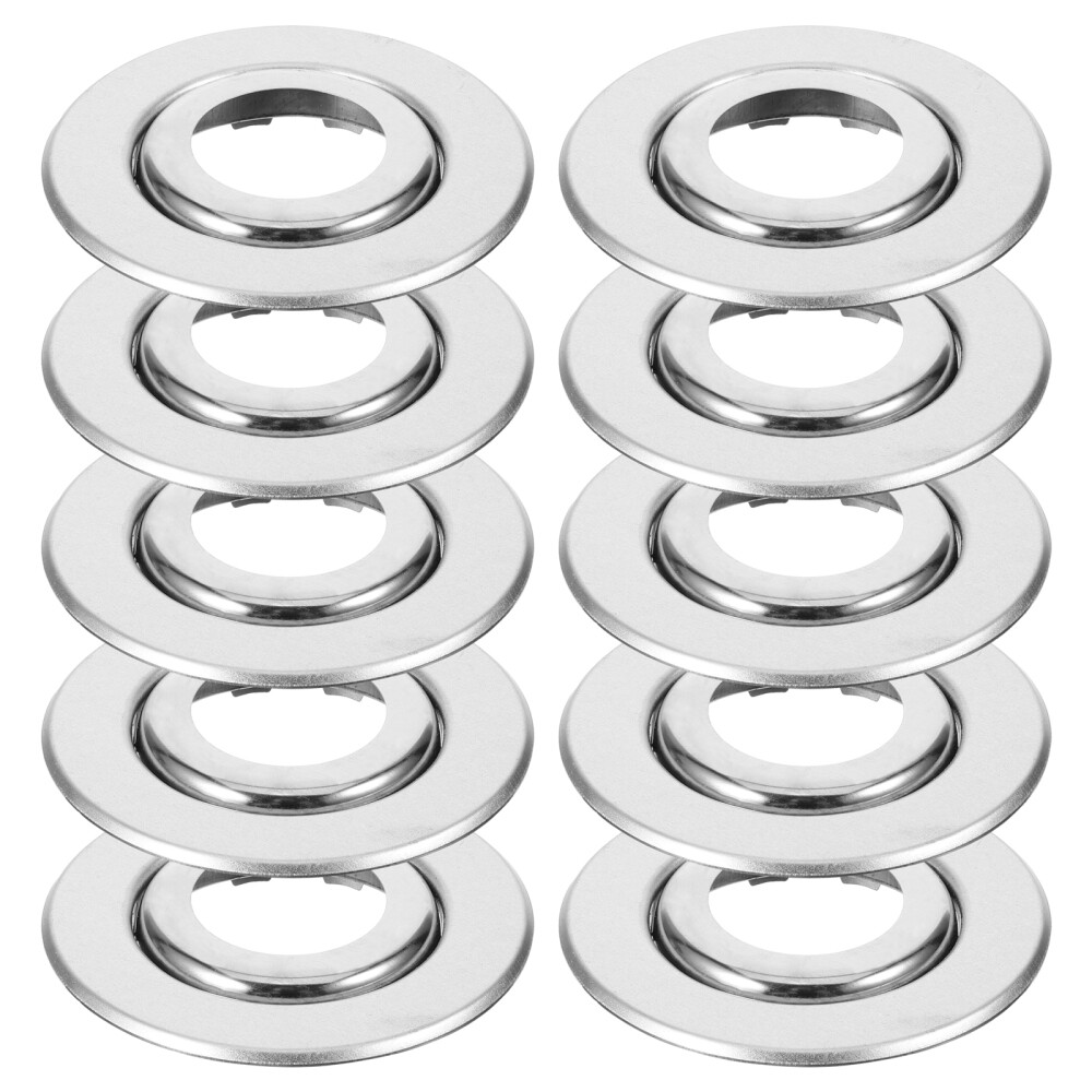 10 Pcs Stainless Plate Sprinkler Head Decorative Cover Fire Shield