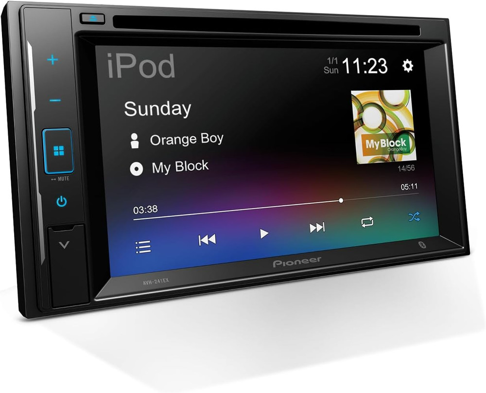 AVH-241EX 6.2" Resistive Touchscreen, Double Din – Bluetooth, Backup Camera Comp