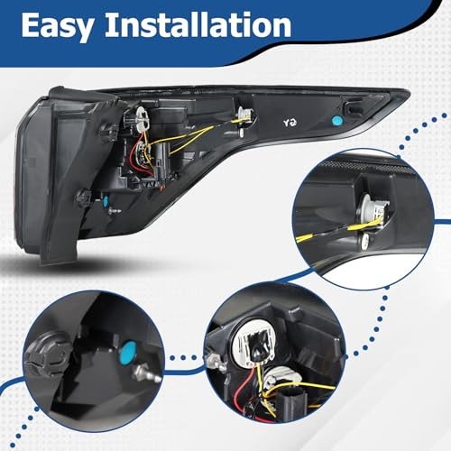 Left Side Outer Tail Light Assembly Replacement for Escape 2017 2018 2019