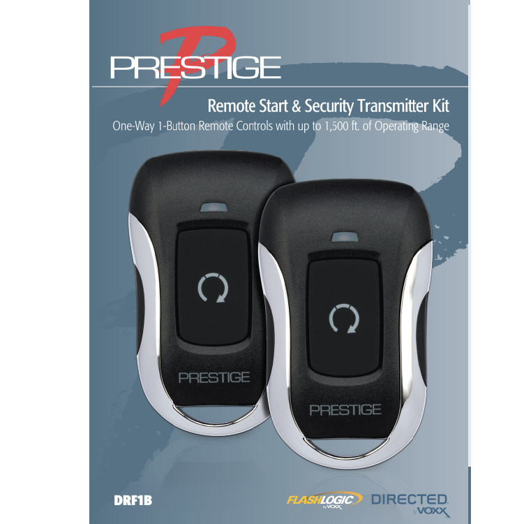 Prestige DRF1B 1-Way 1-Button 1500-Ft Range Remote Control Kit for Flashlogic