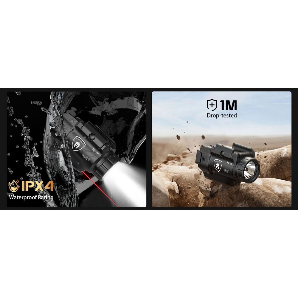 TSG Universal Weapon Lights-Laser-IWB Holster Combo Fits:Springfield Hellcat PRO