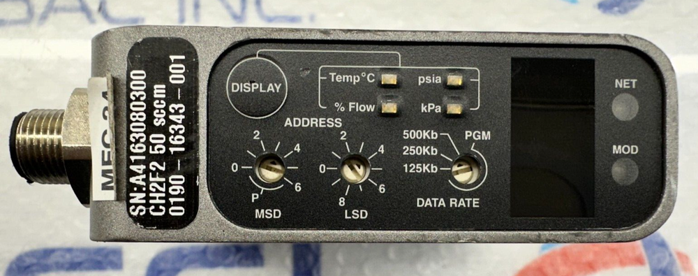 CELERITY IFC-125C/ SC22, mass flow controller