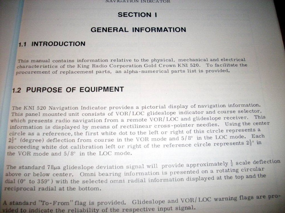 King KNI 520 Service manual