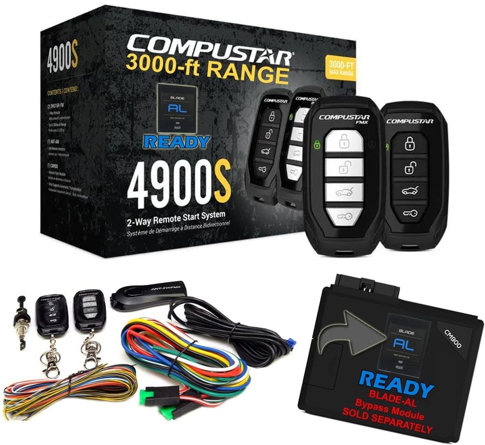 Compustar Cs4900-s (4900S) 2-Way Remote Start And Keyless Entry System