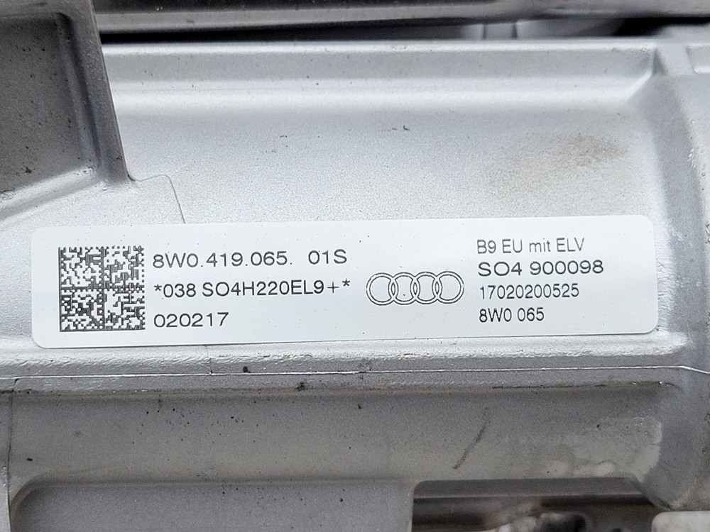 AUDI A4 B9 2017 ADJUSTABLE STEERING COLUMN 8W0419065