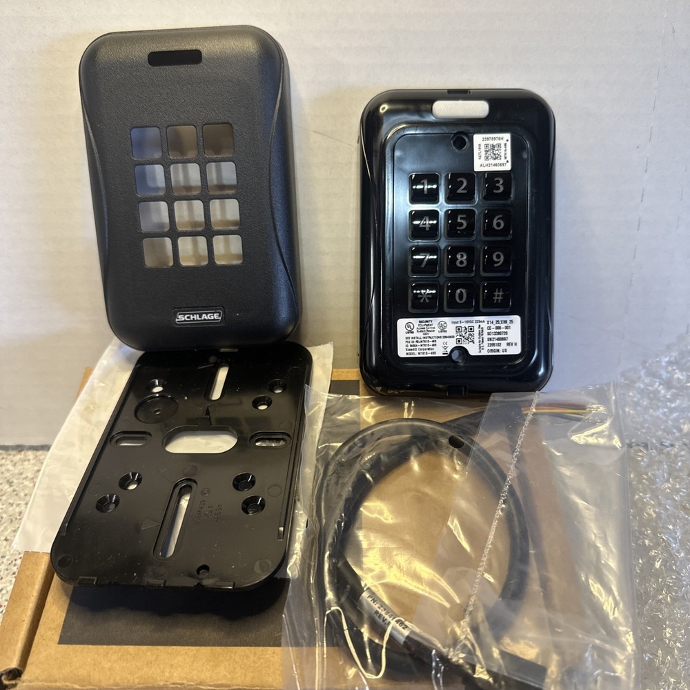 *NEW* Schlage MTK15-485 Multi-Technology Proximity Keypad Reader - Black