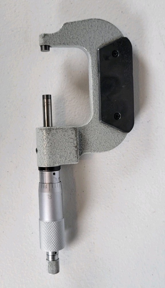 Fowler 1-2" Outside Digit Counter Micrometer 0.0001" Precision Tool