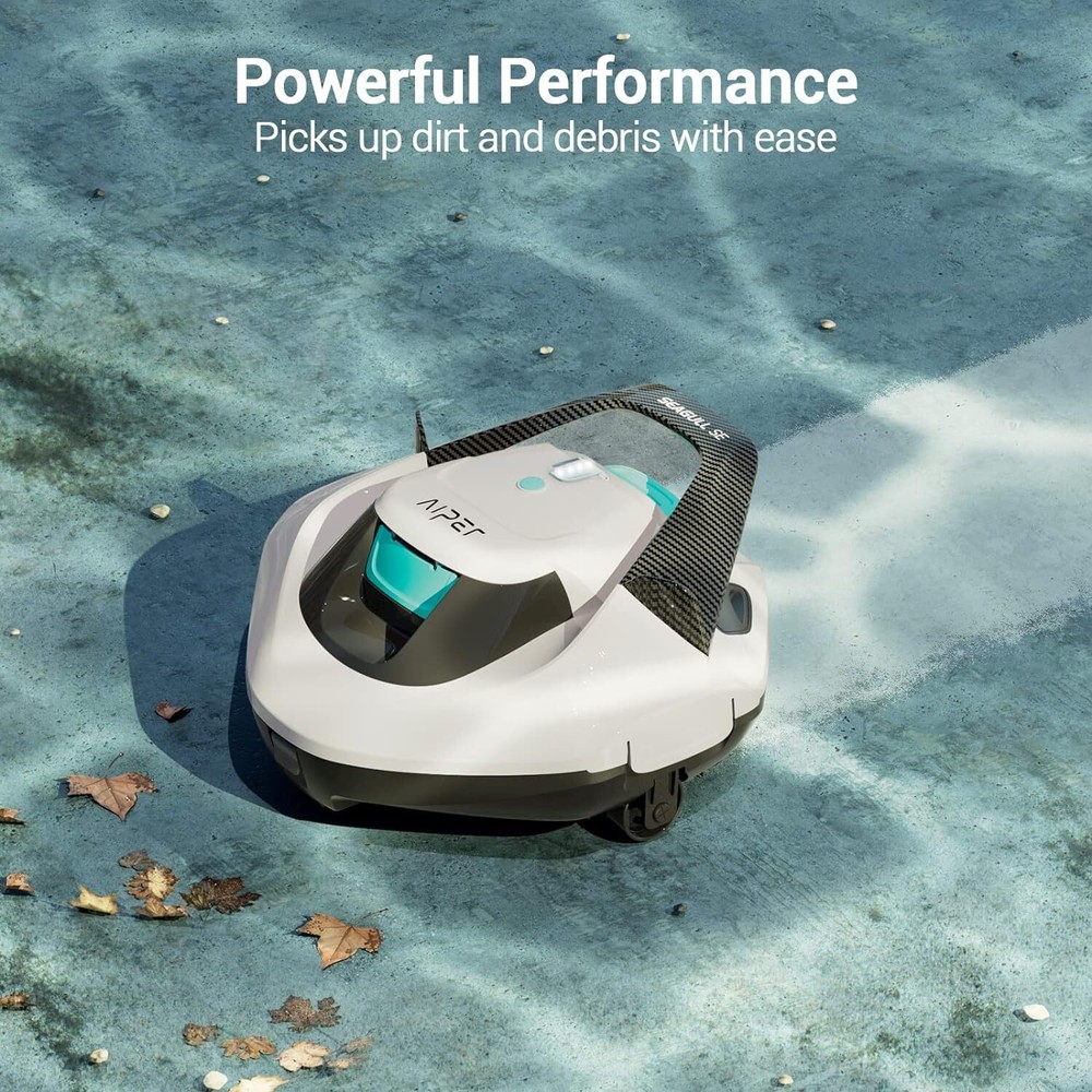 AIPER Seagull SE Cordless Robotic Pool Cleaner - White - Scratch & Dent