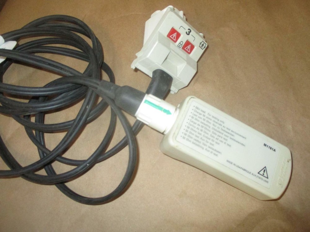 HP M1750A Codemaster XL Pacing/Electrode Cable and M1781A 50 Ohm Test Load