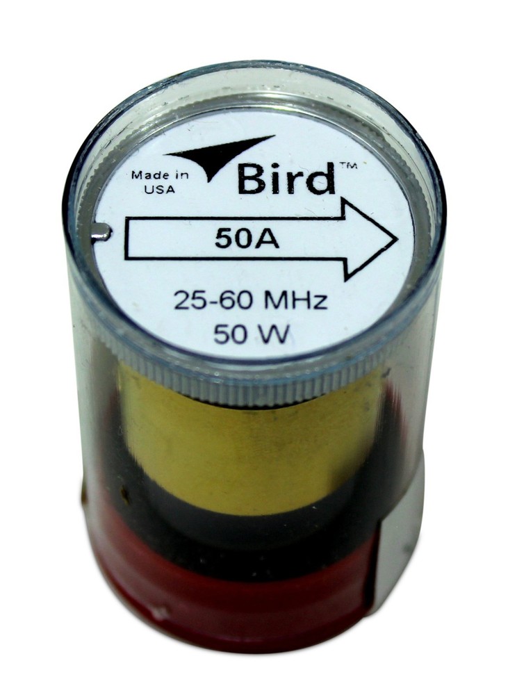 Bird 43 Wattmeter Element 50A  25-60 MHz 50 Watts (New)