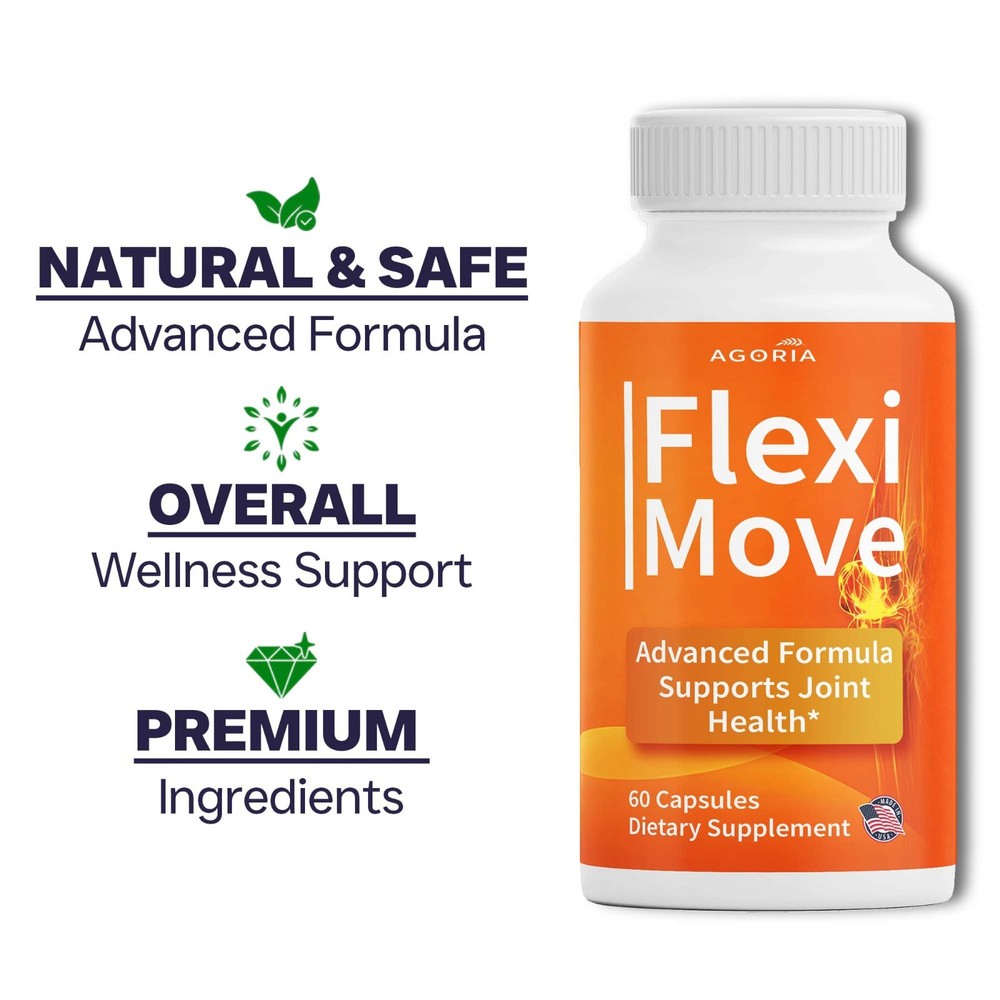 (1 Pack) Flexi Move Joint Support Advanced Formula Supplement FlexiMove Capsules