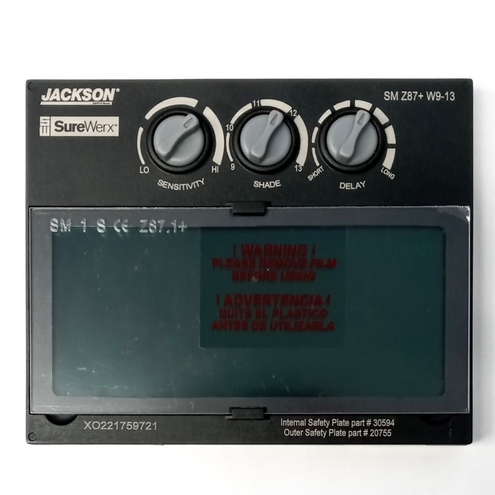 Jackson Safety Filter Plate W40 Nitro Variable Auto Darkening Filter 21947