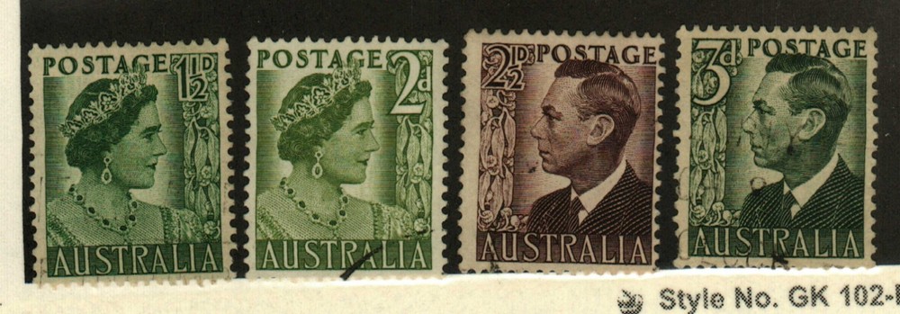 Australia #230-3 used