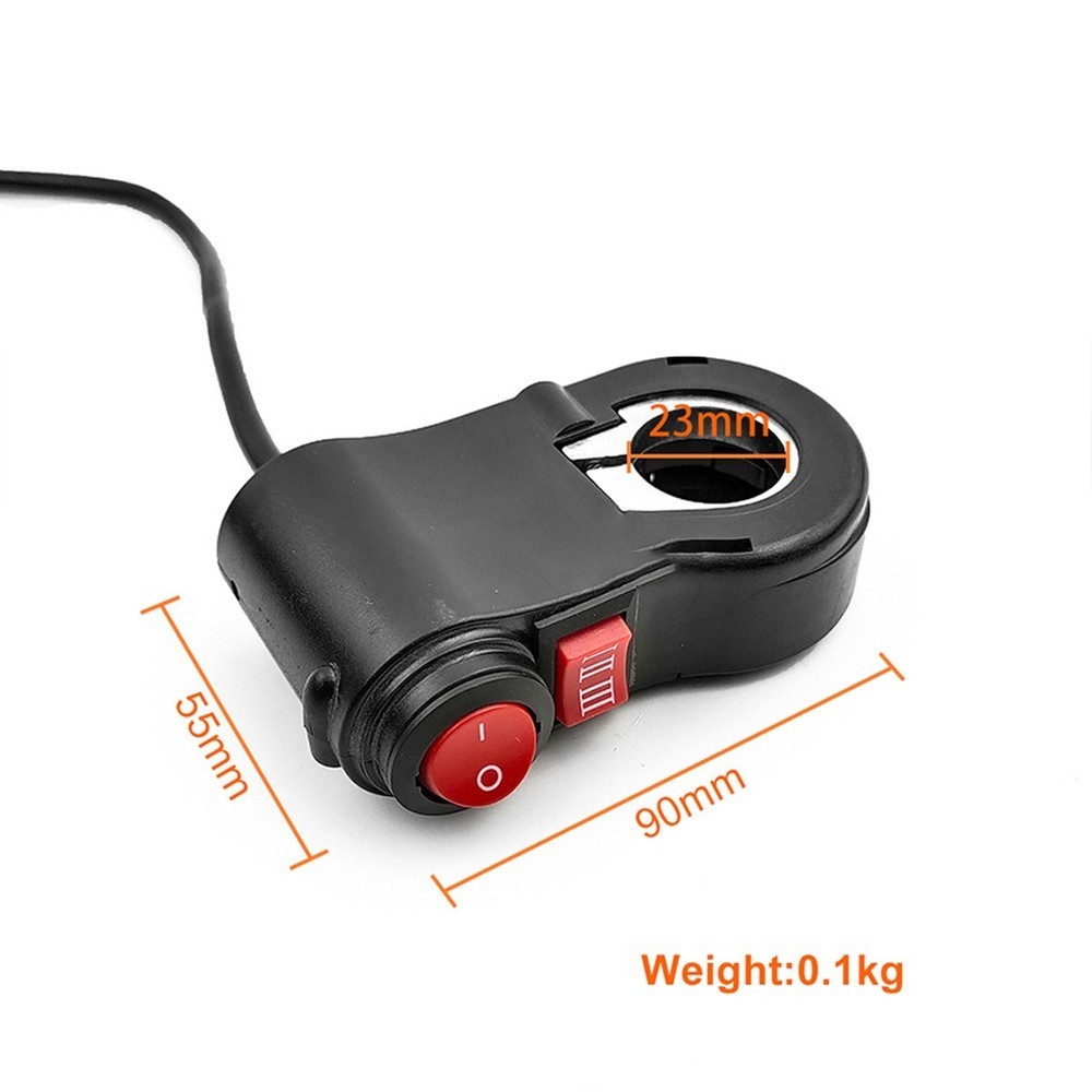 Electric vehicle speed controller + three speed + switch line length 2 meters