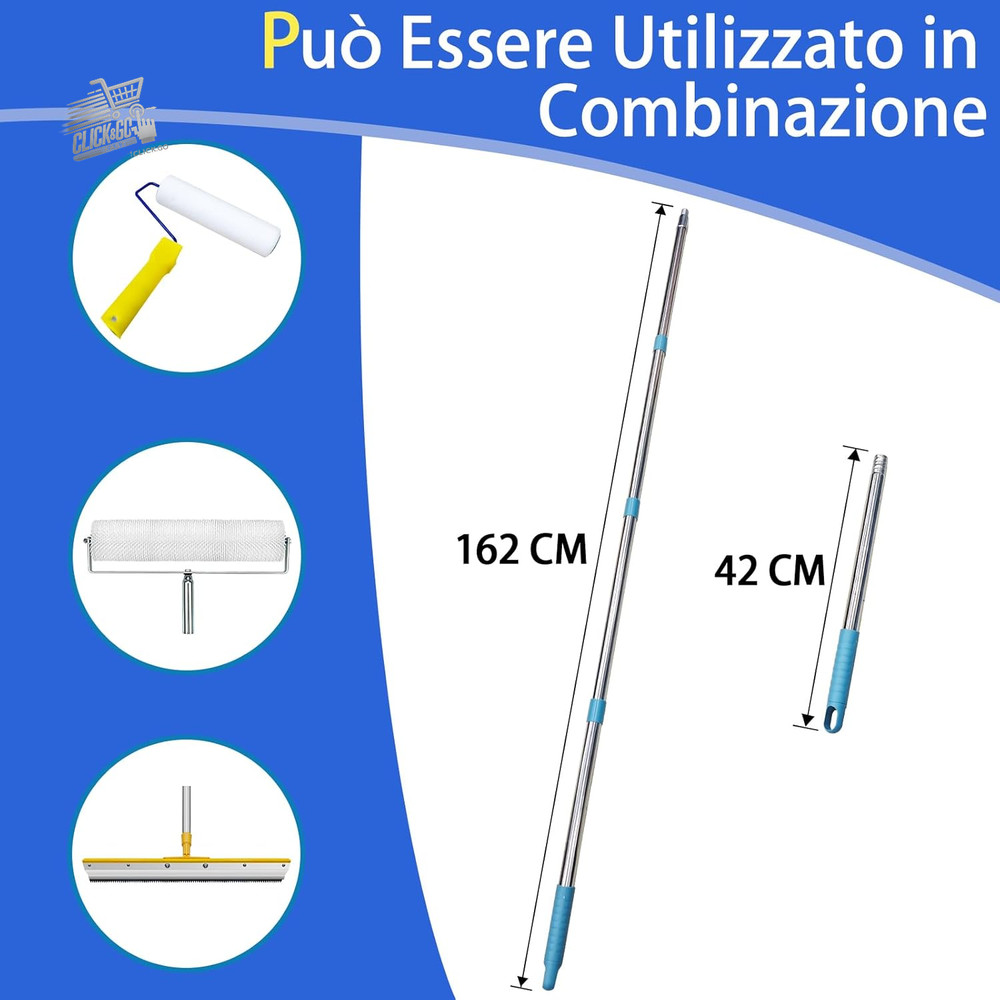 Self Leveling Floor Tool Kit, 11mm Bubble Roller, Shoes C