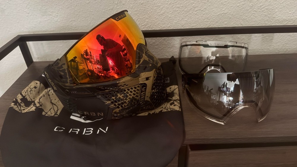 CRBN ZERO GRX Limited Edition Paintball Mask More coverage. Gently used!