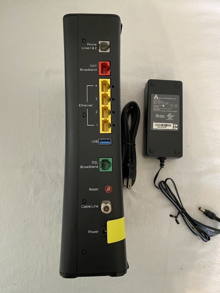 Gateway Wireless Internet Router/Modem Unit with AC Adapter & power cord