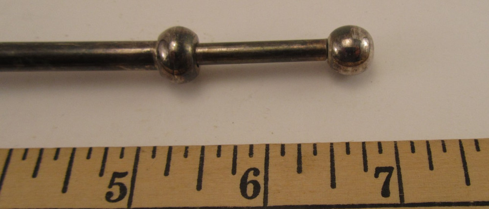 Vintage Tea Infuser Tea Leaf Spoon Strainer Spring-Loaded Silver Plated