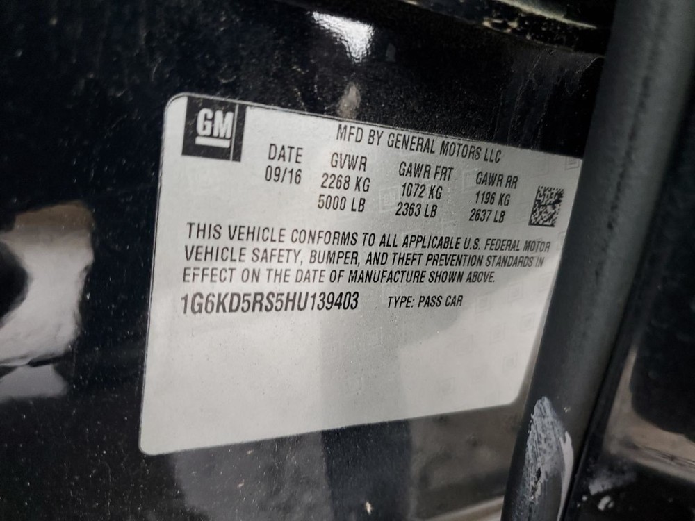 CT6 2017 Glove Box 4809727