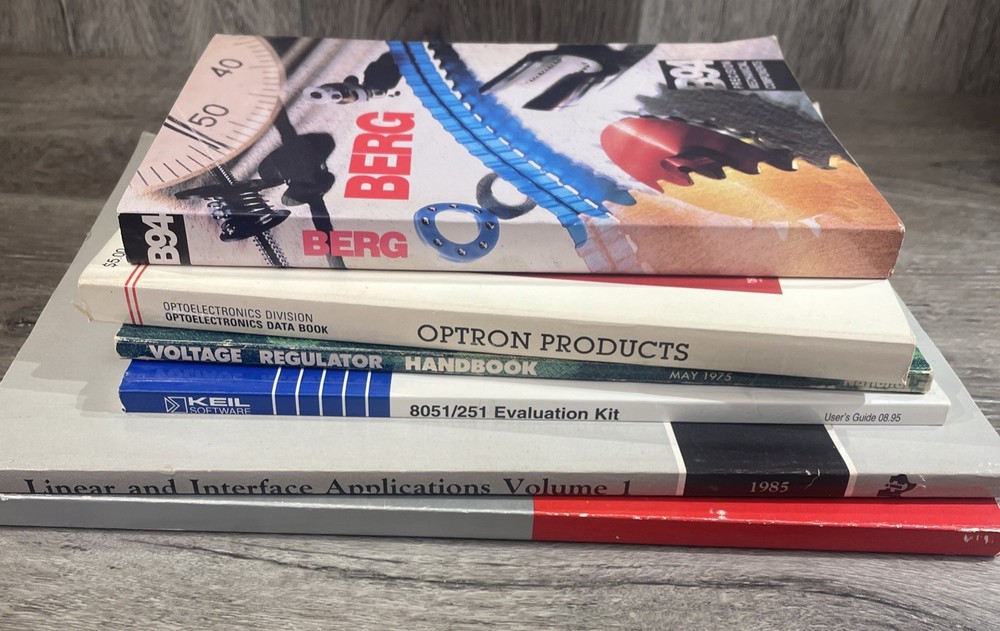Vintage Electrical Engineering Semiconductor Data Books Handbooks Product List
