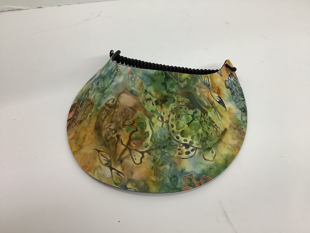 FOAM WIDE BRIM VISOR BATIK TURTLES