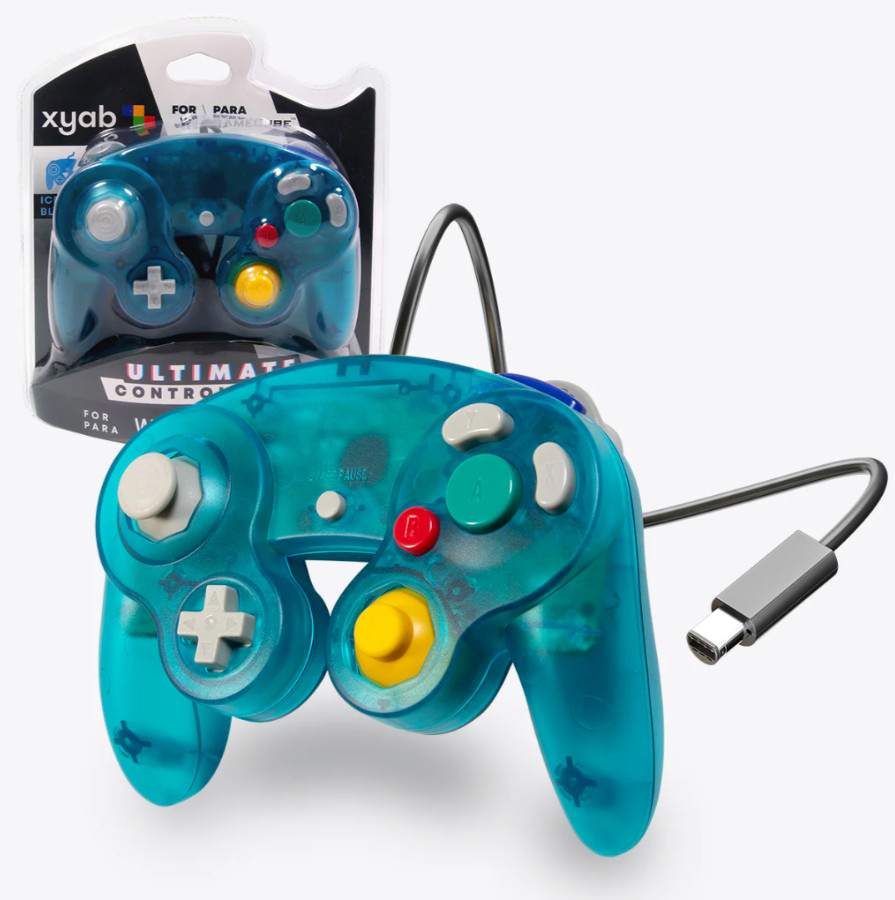 XYAB Nintendo GameCube Controller Wii, U, Switch Controller Ice Blue BRAND NEW