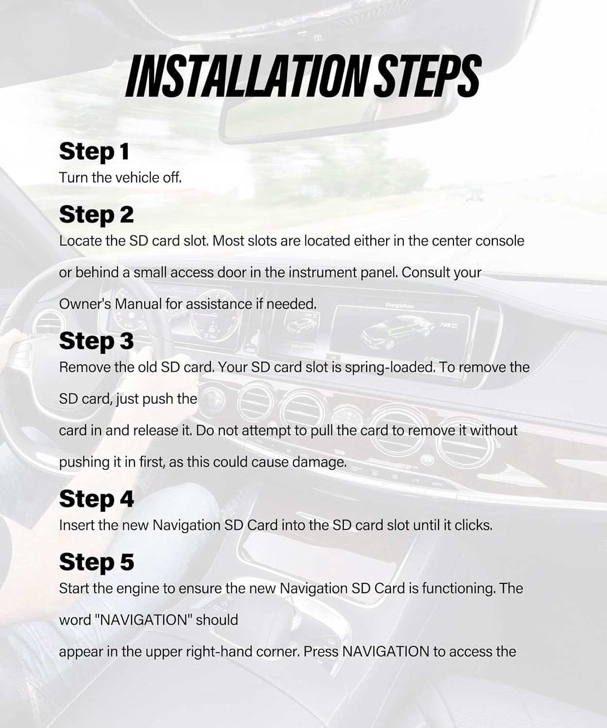 A2189068403 Navigation SD Card for CLA/GLC/GLA/AMG/A/B/C/E-Class
