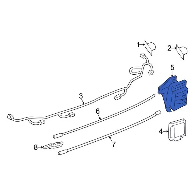Genuine Ford Bracket NL1Z14D189A