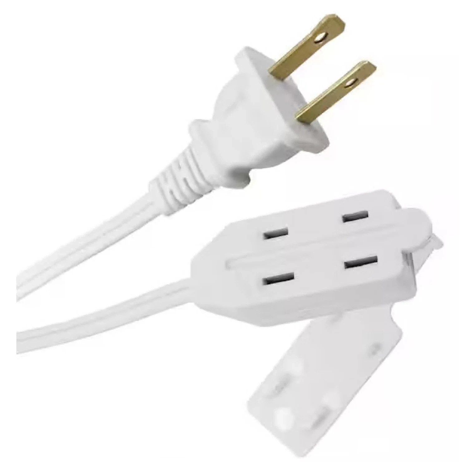 6 ft. 16/2 Light Duty Indoor Multi-Outlet Extension Cord, White