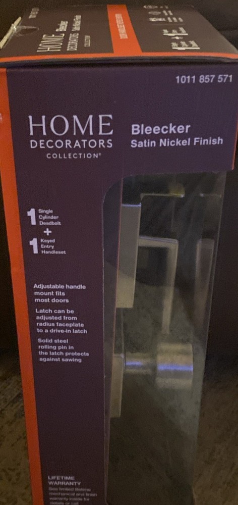 Home Decorators Bleecker Satin Nickel Finish