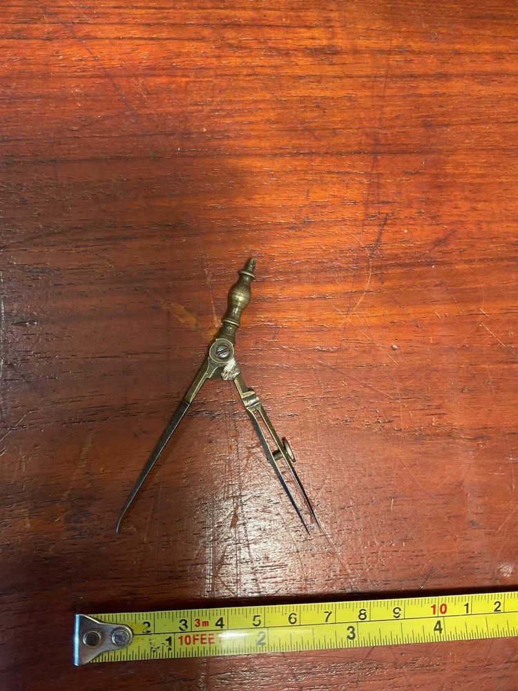 Vintage Antique Compass Engineering Tool