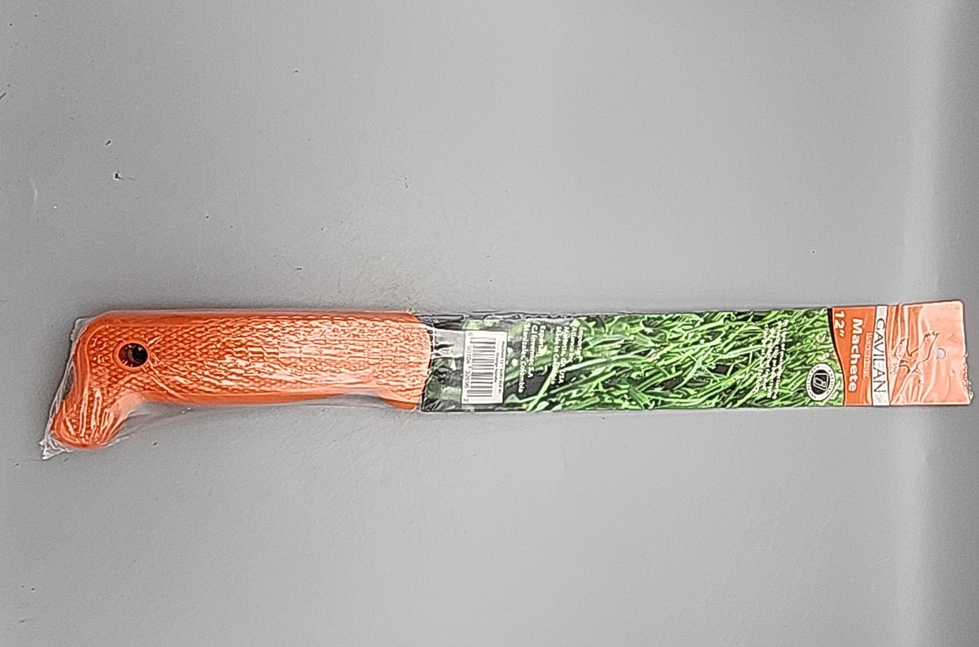 GAVILAN® DE INCOLMA 12" SURVIVAL MACHETE ORANGE HANDLE F-16-K COLOMBIA