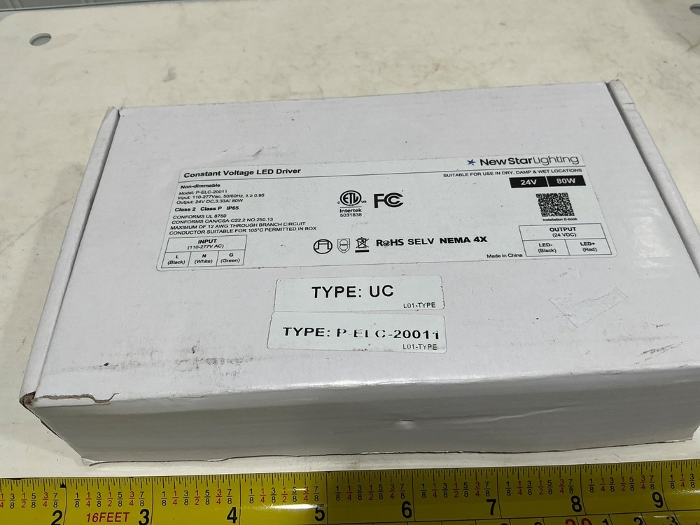 NewStar Lighting P-ELC-20011 Constant Voltage LED Driver