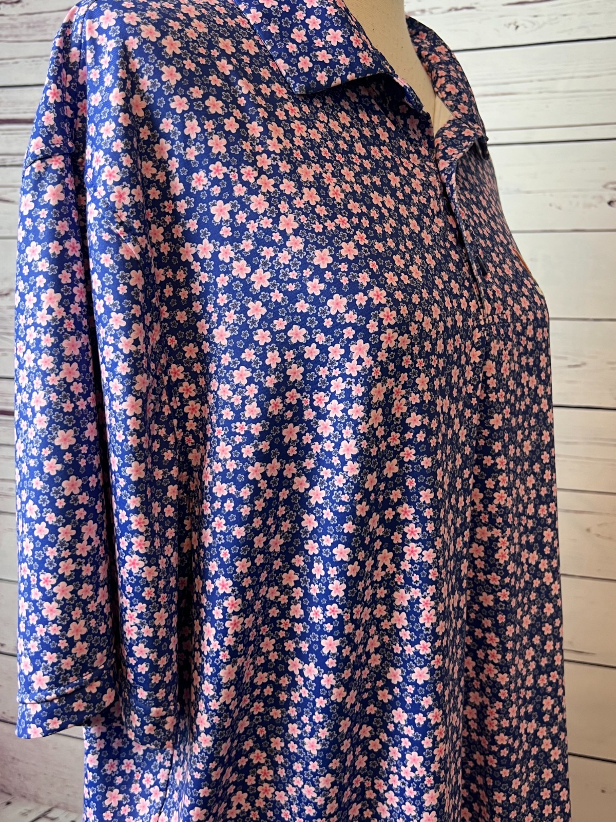 US Open LACC USGA 123rd Men's XL Purple Floral Golf Polo Shirt