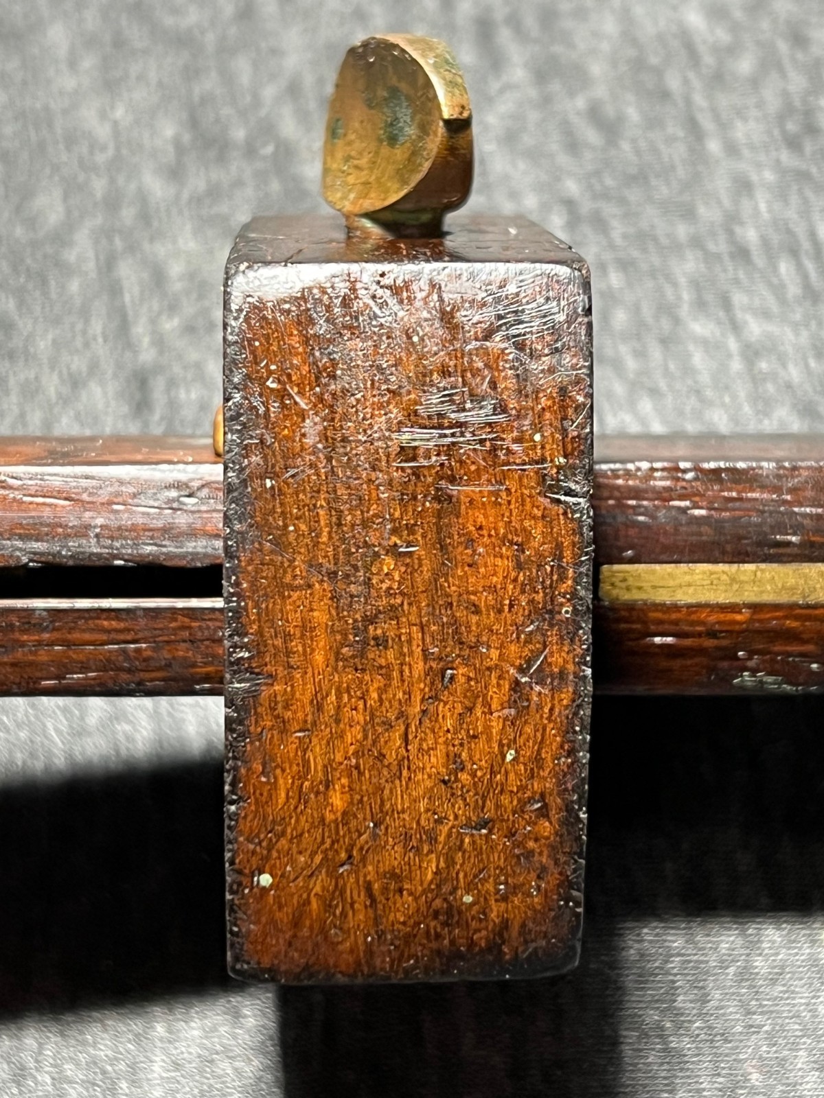 Antique Stanley No. 77 Mortise Gauge Rosewood and Brass