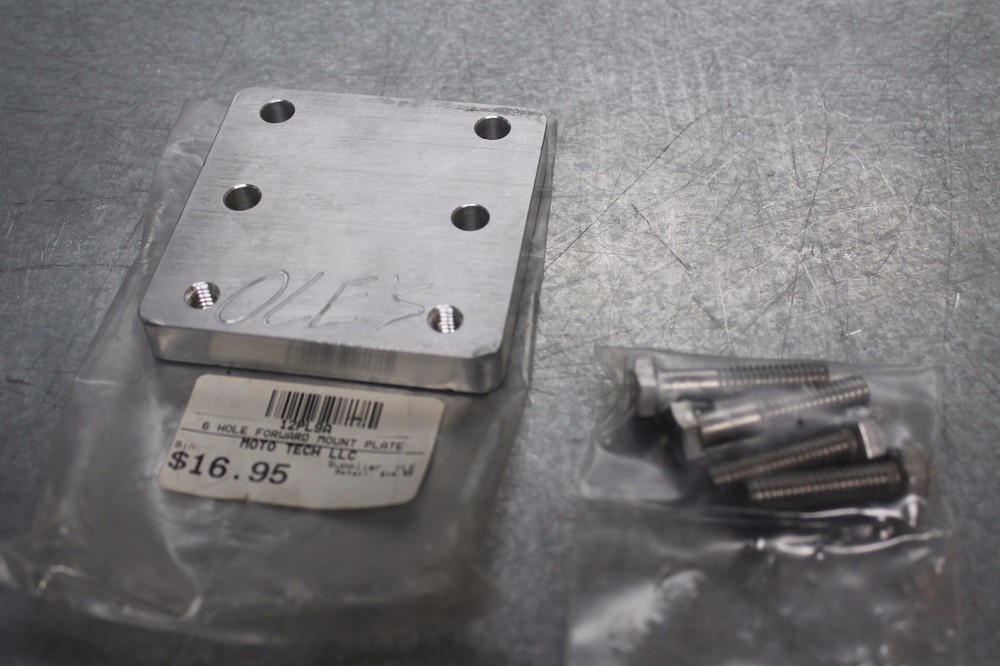 OLE's Arctic Cat 6 hole forward mount plate 12PL9A Arctic Cat Riser w/ hardware