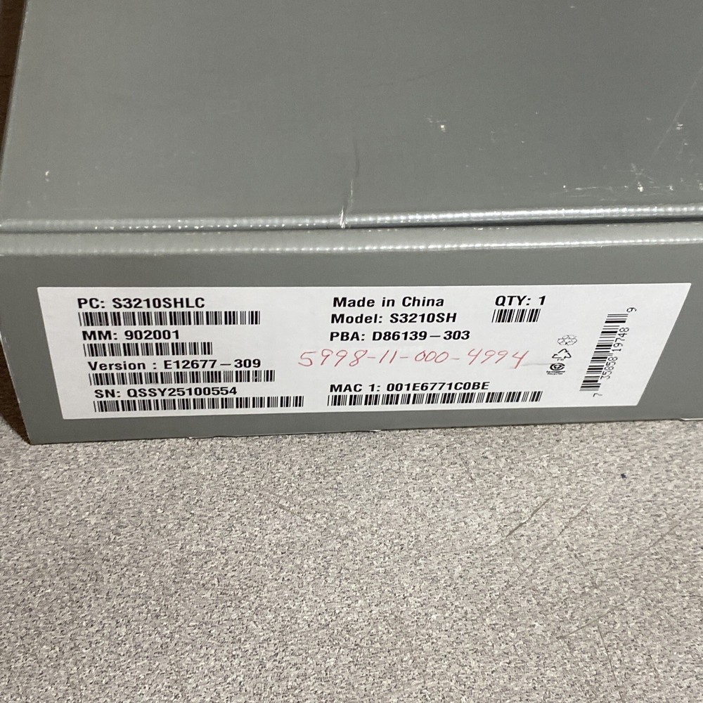 NEW SEALED PACKAGE - INTEL S3210SHLC SINGLE PROCESSOR SERVER MOTHERBOARD 902001