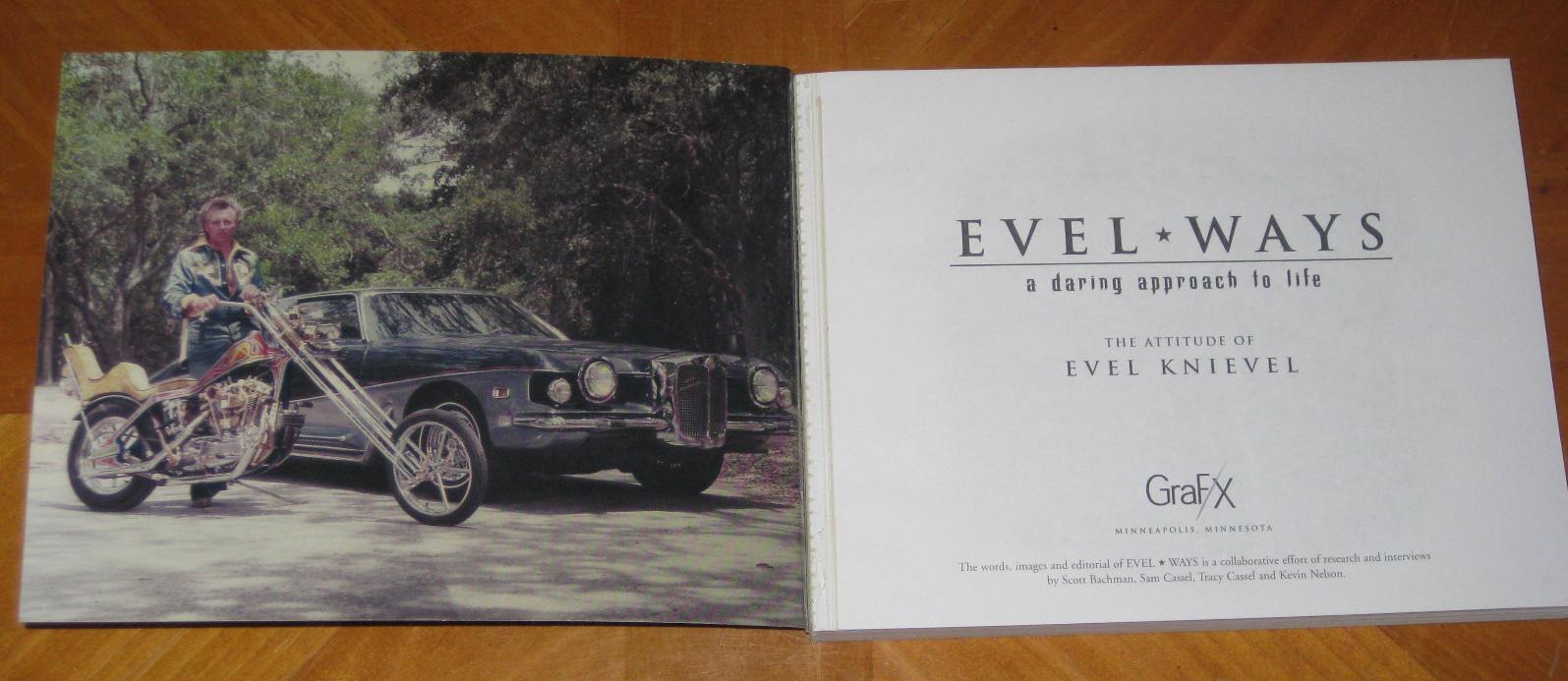 NEW Evel Knievel "Evel Ways" Book -Out of print in 1999- ONLY book "EK" WROTE!!!