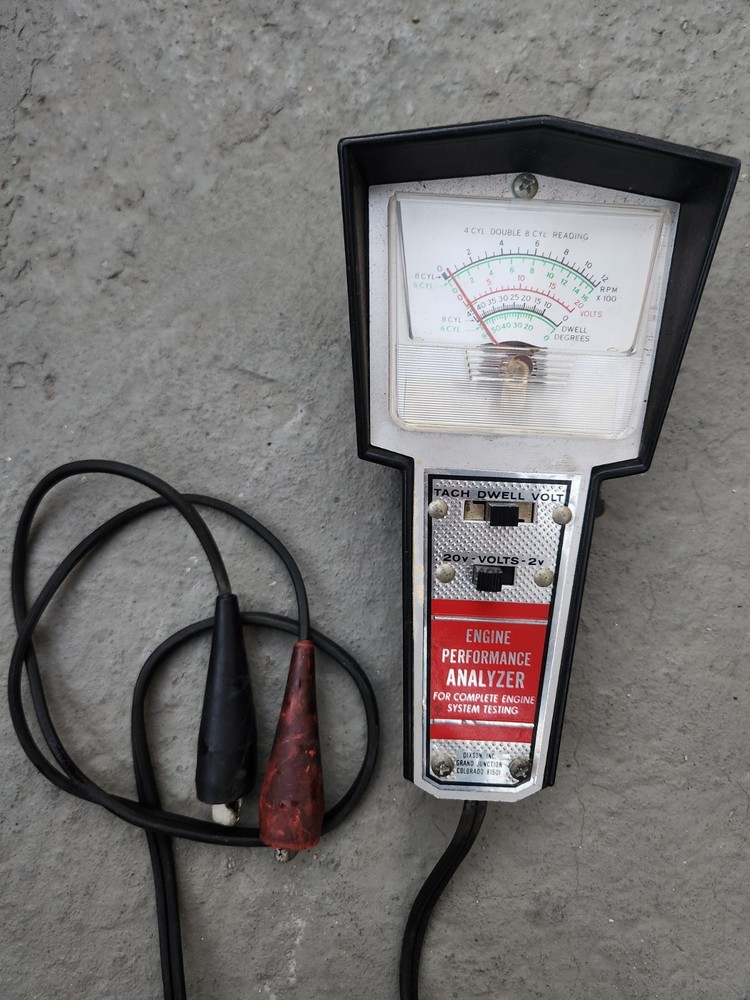 Vintage Dixson Engine Performance Analyzer made USA Complete Engine Testing