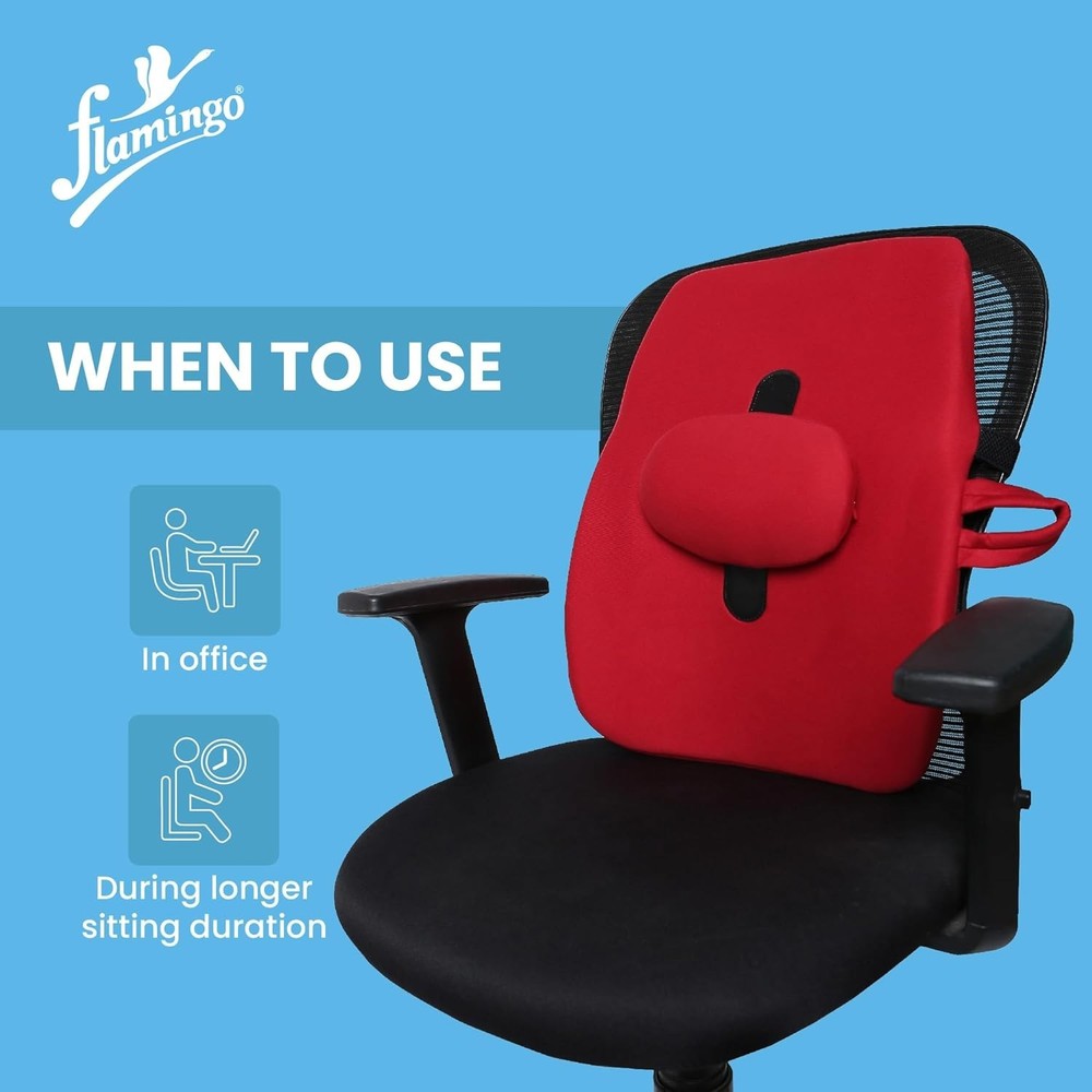 Back Rest Support for Orthopedic Support | Foam Back Rest Cushion | Chairs, Car