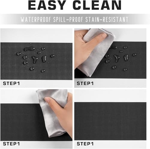 and White Striped Tablecloth for Rectangle 104" x 60" (Rectangular) Black