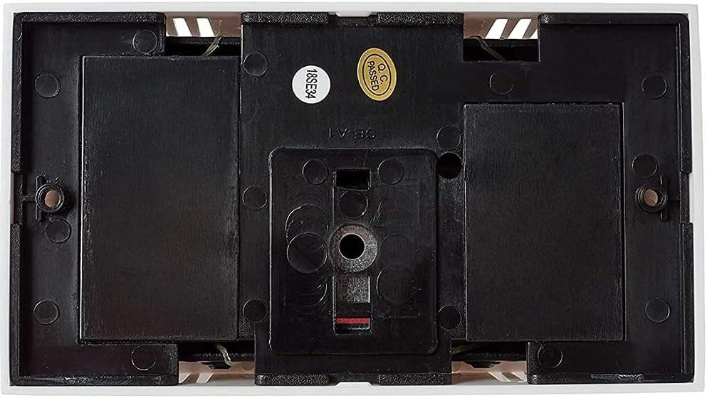 Stylish White Wired Door Chime with 2 Distinct Notes – Easy Installation